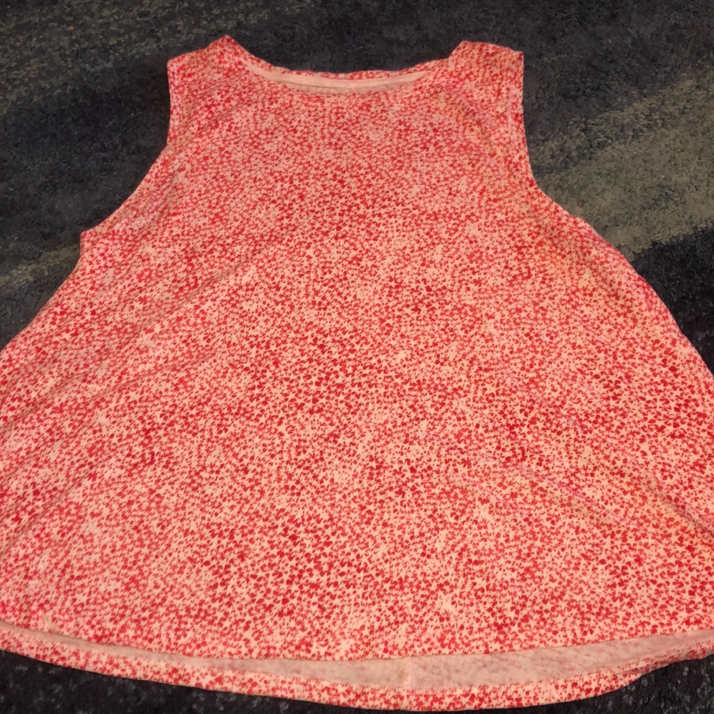 Super cute red and white stars tank